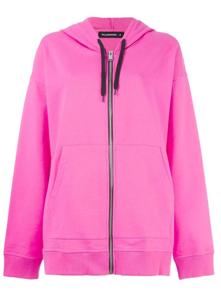 Filles A Papa Baltimore Hoodie, Women's, Size: 0, Pink/purple, Cotton