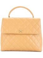 Chanel Vintage Quilted Tote Bag - Brown