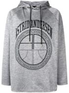 Astrid Andersen Logo Print Hoodie - Grey