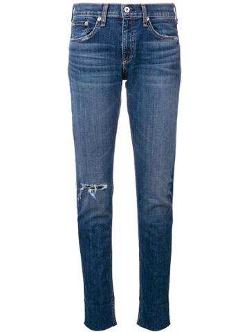Rag & Bone /jean Classic Rolled-up Jeans - Blue