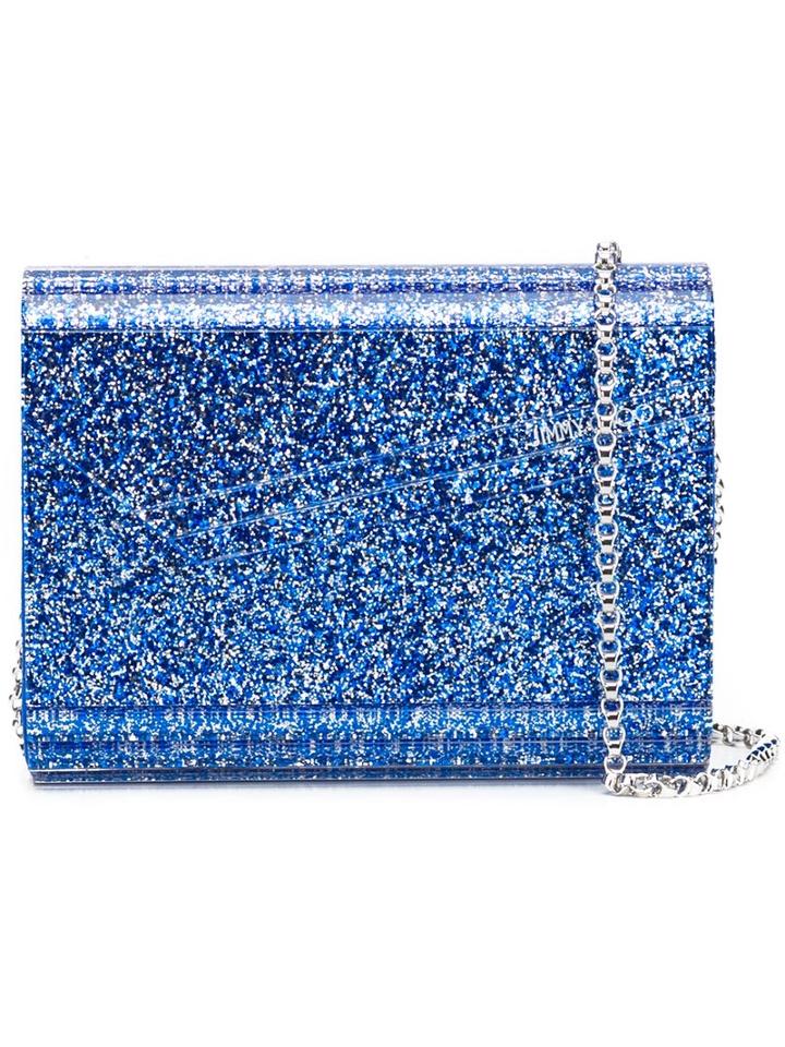 Jimmy Choo Candy Box Clutch, Women's, Blue, Acrylic