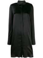 Federica Tosi Midi Shirt Dress - Black