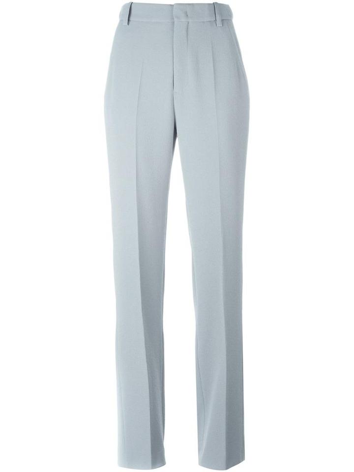 See By Chloé - Straight Leg Trousers - Women - Polyester/spandex/elastane/viscose - 42, Women's, Grey, Polyester/spandex/elastane/viscose