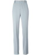 See By Chloé - Straight Leg Trousers - Women - Polyester/spandex/elastane/viscose - 42, Women's, Grey, Polyester/spandex/elastane/viscose