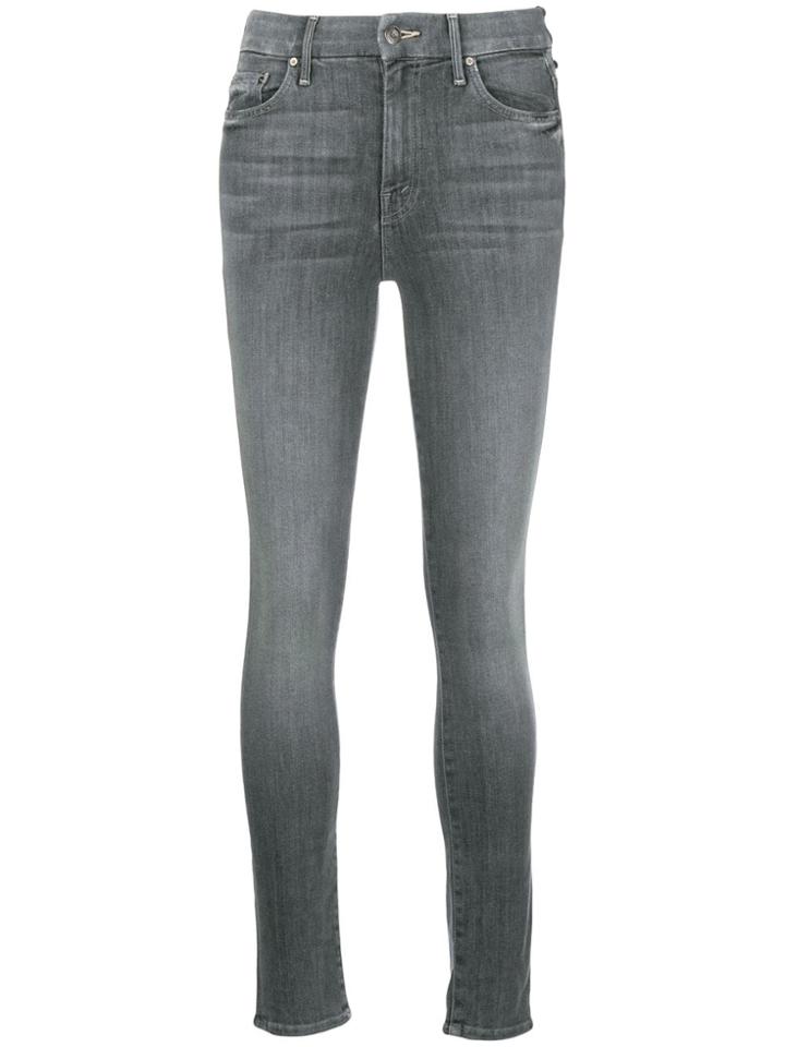 Mother High Waisted Looker Jeans - Black