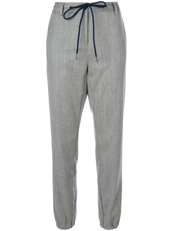 Semicouture Drawstring Trousers - Grey