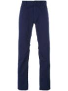 Love Moschino Peace Sign Pocket Trousers, Men's, Size: 34, Blue, Cotton/spandex/elastane