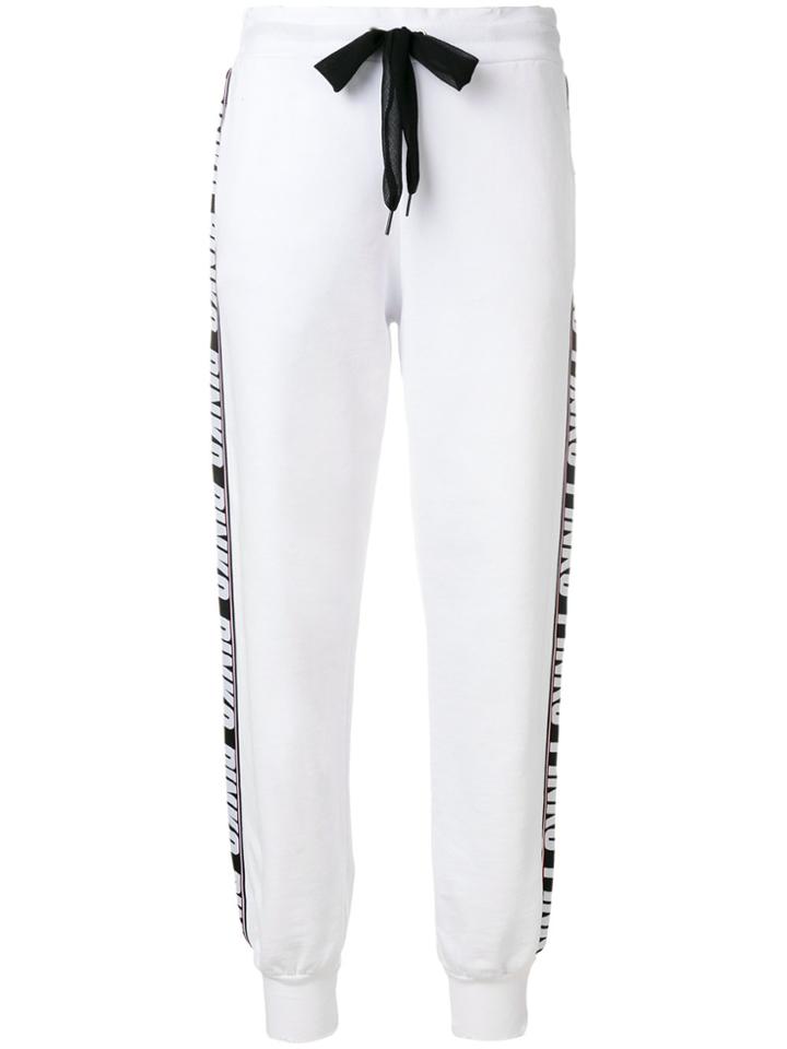 Pinko Side Logo Stripe Tracksuit Bottoms - White