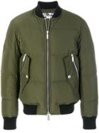 Dsquared2 Front Zipped Bomber Jacket - Green