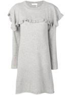 See By Chloé Flared Day Dress - Grey