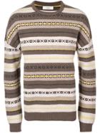 Pringle Of Scotland Fair Isle Pattern Sweater - Brown