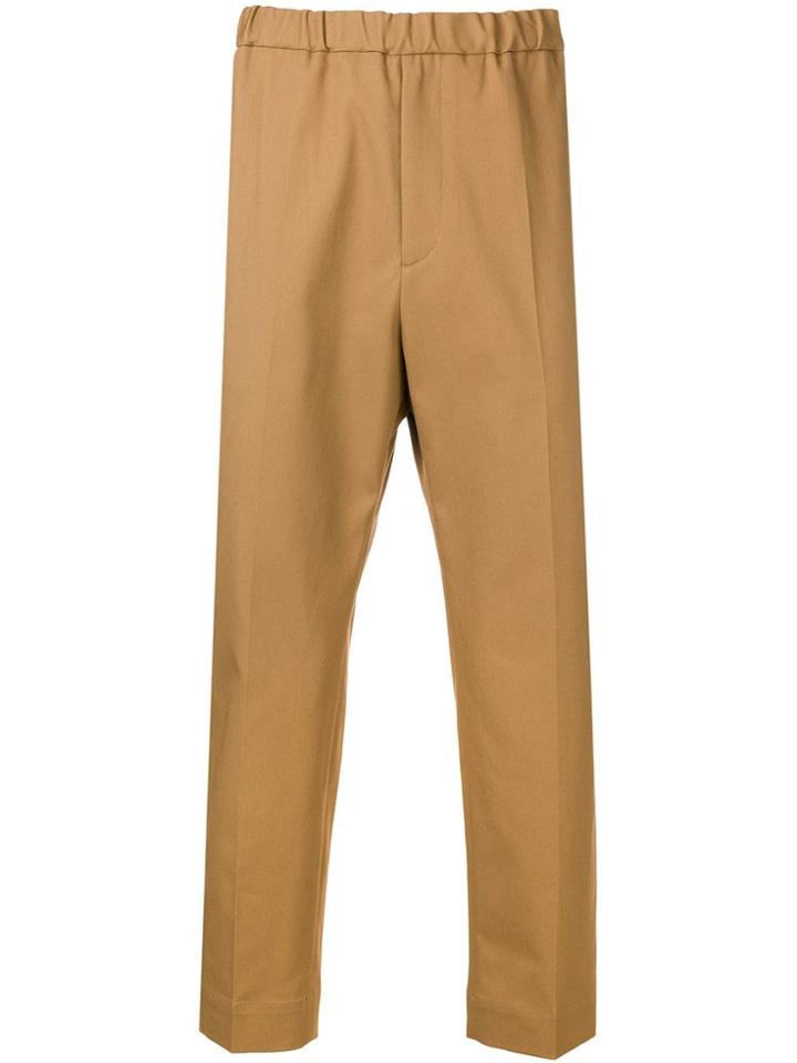 Jil Sander Straight-leg Trousers - Brown