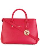 Furla Double Handles Tote, Red, Leather