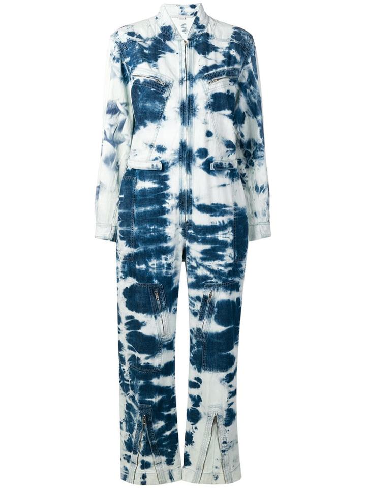 Stella Mccartney Tie Dye Boiler Suit - Blue