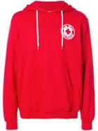 Gcds Printed Hoodie - Red