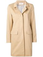 Closed Concealed Front Coat - Neutrals