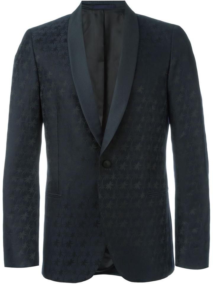 Ps By Paul Smith Jacquard Palm Tree Blazer
