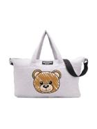 Moschino Kids Bear Print Tote - Grey