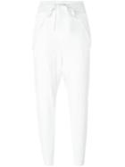 Chloé Relaxed Light Cady Trousers, Women's, Size: 38, White, Cotton/acetate/viscose/silk