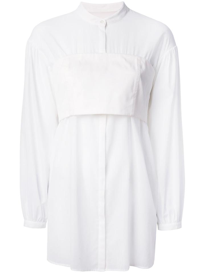 3.1 Phillip Lim Band Detail Shirt - White