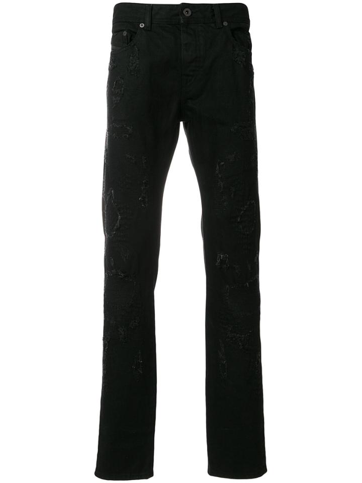 Diesel Black Gold Ripped Jeans