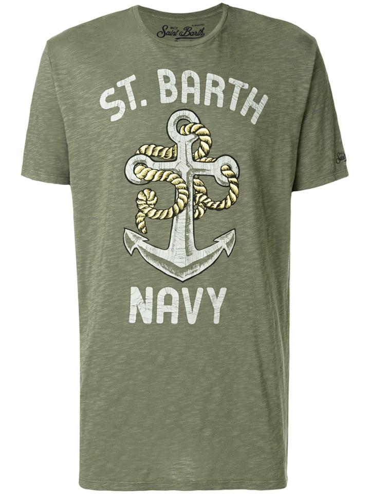 Mc2 Saint Barth Printed T-shirt - Green