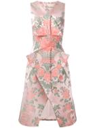 Christopher Kane Jacquard Velcro Midi Dress - Green
