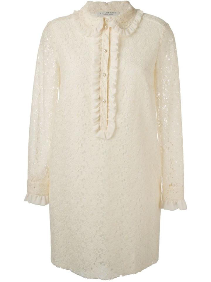 Philosophy Di Lorenzo Serafini Frill Collar Lace Dress