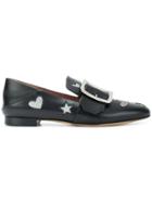 Bally Janelle Hearts Loafers - Black