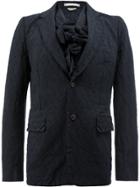 Comme Des Garçons Homme Plus Bow Tie Detail Jacket - Blue