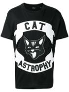 Diesel - Printed T-shirt - Men - Cotton/polyester - L, Black, Cotton/polyester