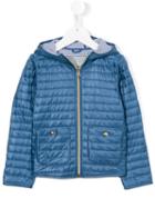 Herno Kids Bomber Jacket, Girl's, Size: 12 Yrs, Blue