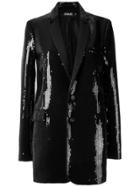 Reinaldo Lourenço Sequin Blazer - Black