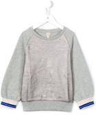 Bellerose Kids 'bella' Metallic Panel Sweatshirt, Girl's, Size: 10 Yrs, Grey