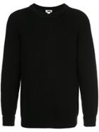 H Beauty & Youth Long-sleeve Fitted Sweater - Black