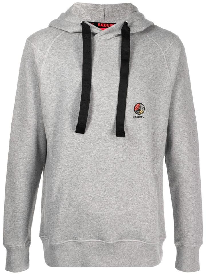 Raeburn Embroidered Logo Hoodie - Grey