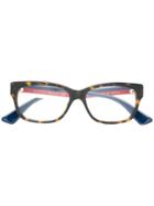 Gucci Eyewear Rectangular Glasses - Multicolour