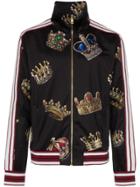 Dolce & Gabbana Crowns Track Jacket - Black
