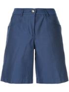Chanel Pre-owned Half Pants - Blue