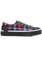 Lanvin Checked Low-top Sneakers - Multicolour