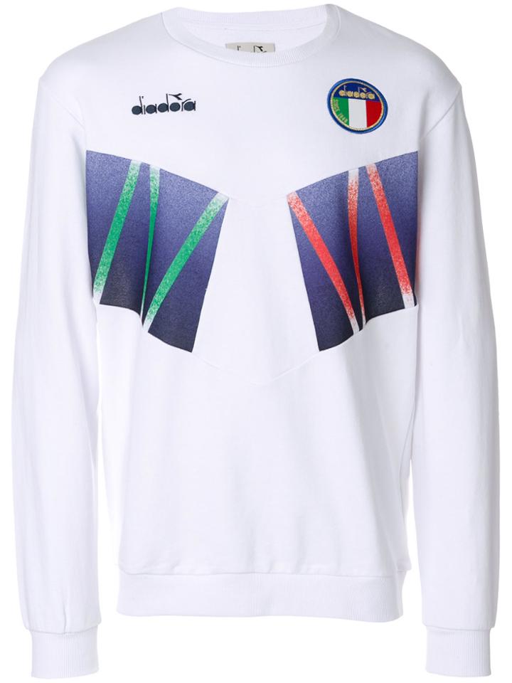 Plein Sport Panel Sleeve Sweatshirt - Grey
