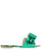 Polly Plume Lola Bow Sandals - Green
