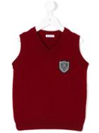 Dolce & Gabbana Kids - Knitted Vest - Kids - Cashmere - 2 Yrs, Red