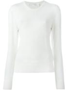 Victoria Beckham Crew Neck Sweater, Women's, Size: 8, Nude/neutrals, Wool