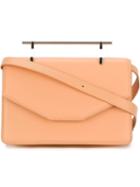 M2malletier Metallic Handle Envelope Shoulder Bag