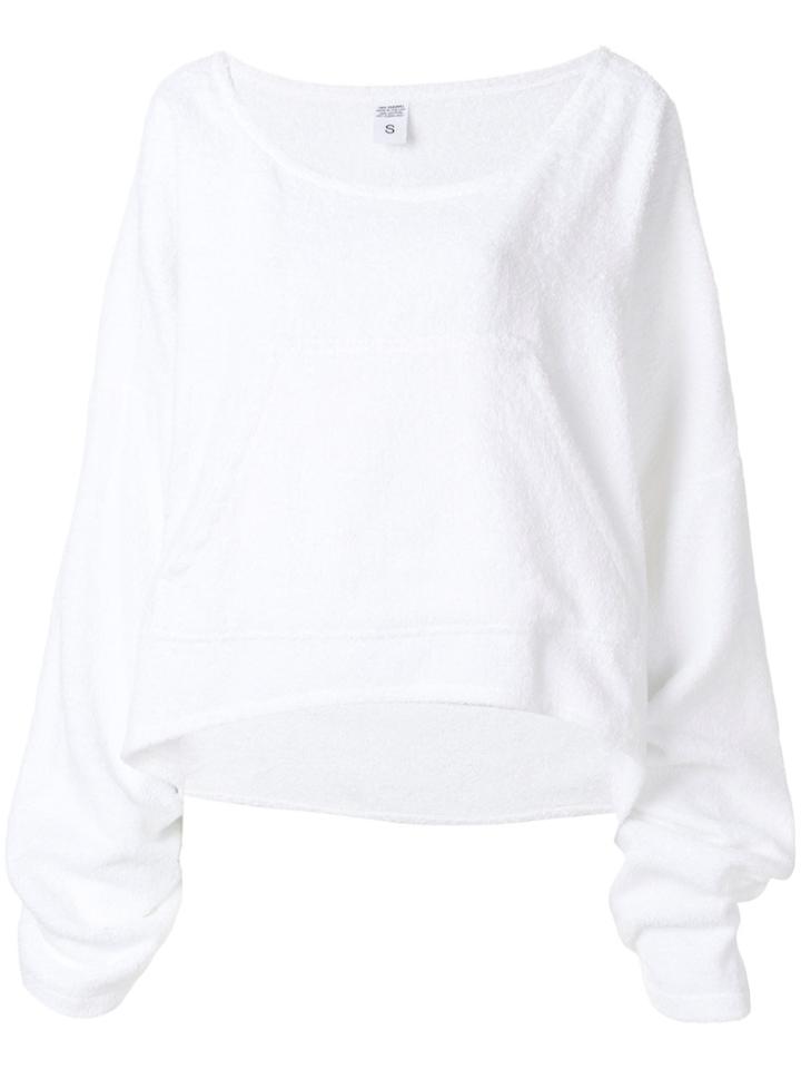 Vaquera Oversized-fit Sweatshirt - White