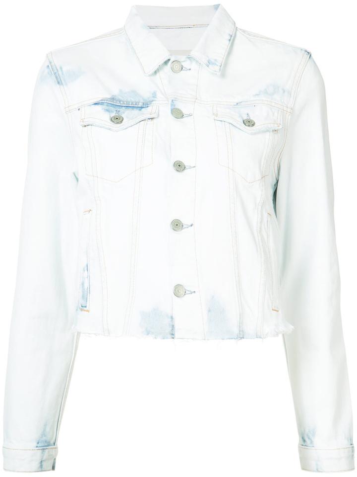 Grlfrnd - Fitted Denim Jacket - Women - Cotton - Xs, Blue, Cotton