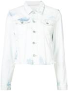 Grlfrnd - Fitted Denim Jacket - Women - Cotton - Xs, Blue, Cotton