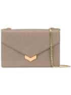 Jimmy Choo Leila Shoulder Bag, Women's, Brown, Leather
