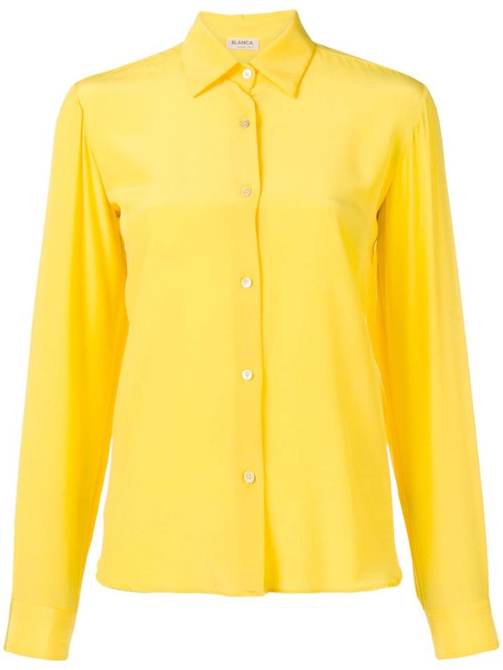Blanca Long Sleeve Shirt - Yellow